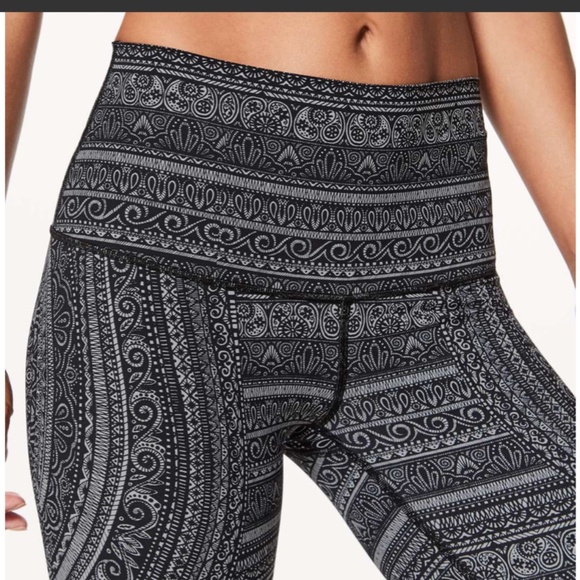 Lululemon Wunder Under Hi-Rise Tight (Nulux 28") Entwined SZ 10 - Picture 2 of 8